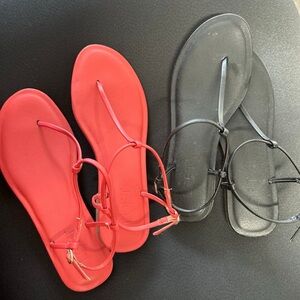 Loft Coral, Black sandals size 71/2